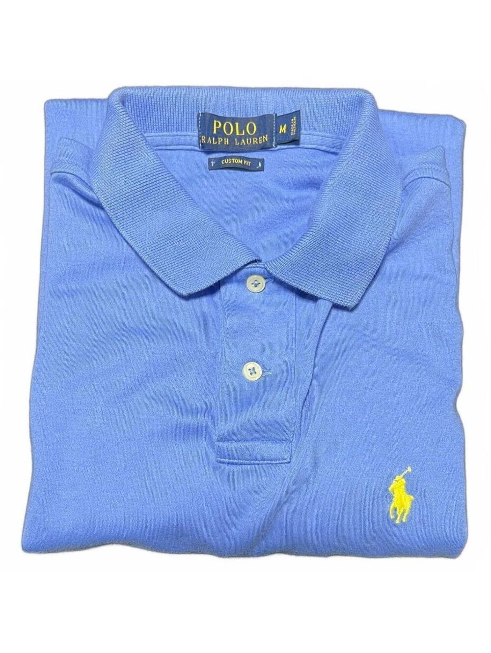 Polo Ralph Lauren Custom Fit Polo Shirt Blue Medium